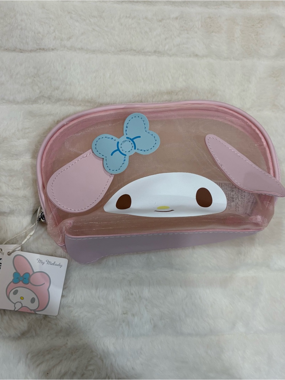 Sanrio My Melody Pink Clear Kids Carry Pouch
